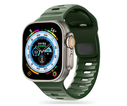 Pasek i akcesoria do zegarków TECH-PROTECT IconBand Line do Apple Watch 44/45/46/49 mm army green